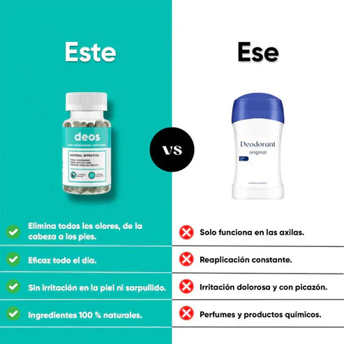 DEOS- Desodorante interno (30 CAP)