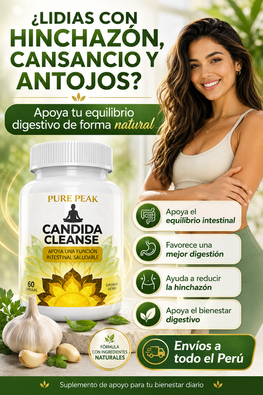 CÁNDIDA CLEANSE - Controla el exceso de la cándida